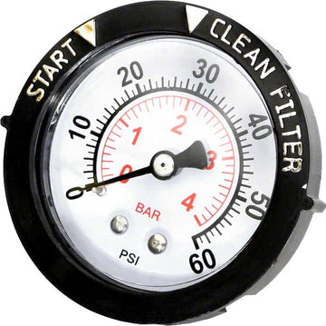 6-Way Multiport Valve Pressure Gauge With Indicator - 0-60 PSI