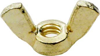 Wing Nut 1/4-20 Inch - Brass