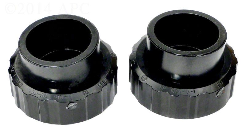 Union Connector - 1-1/2 Socket x 2 Inch Slip - Pack of 2