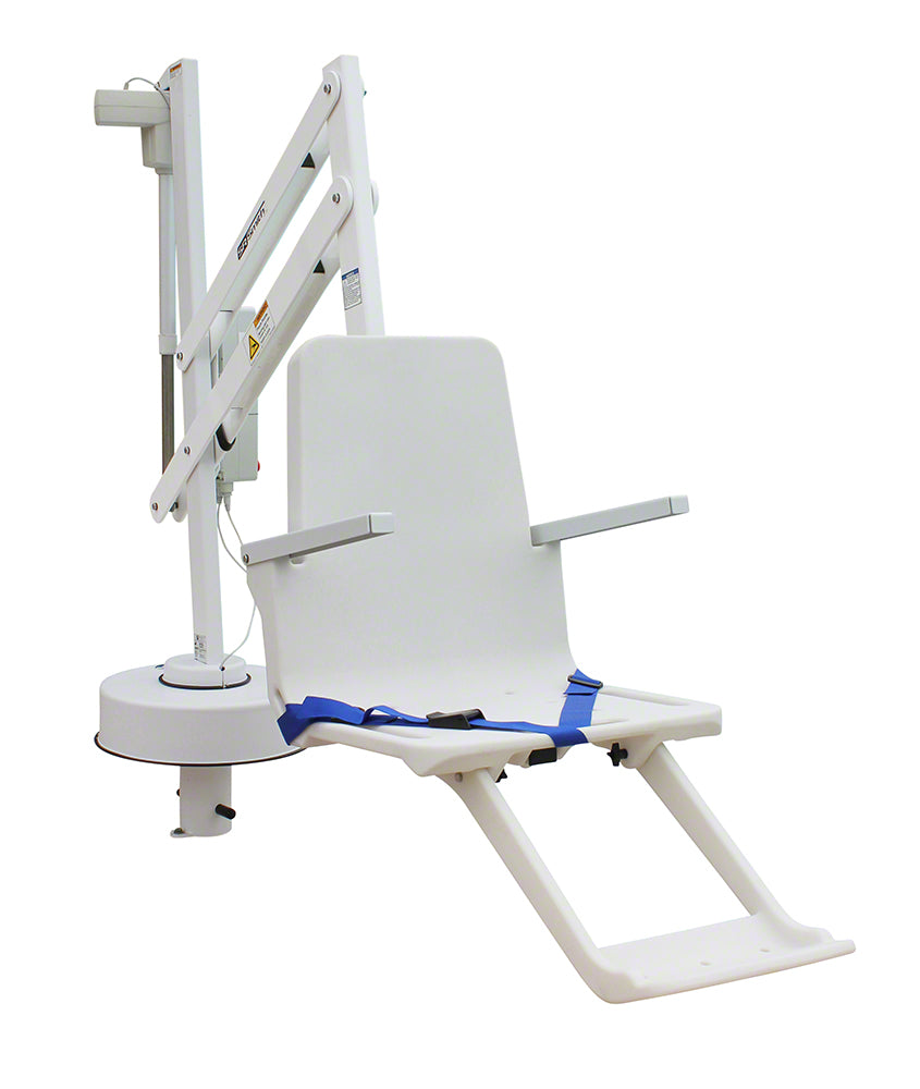 Splash! Extended Reach Hi/Lo Pool Lift With Anchor - 300 Pound Capacity