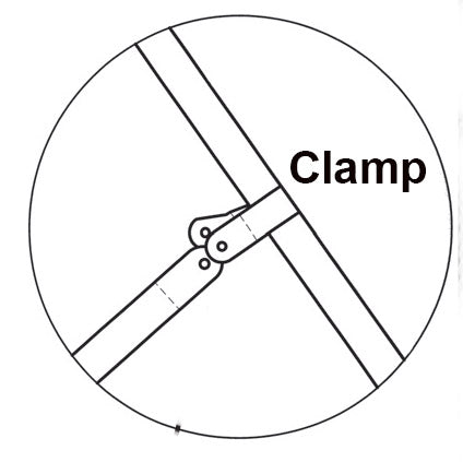 Funbrella Rafter Pipe Clamp