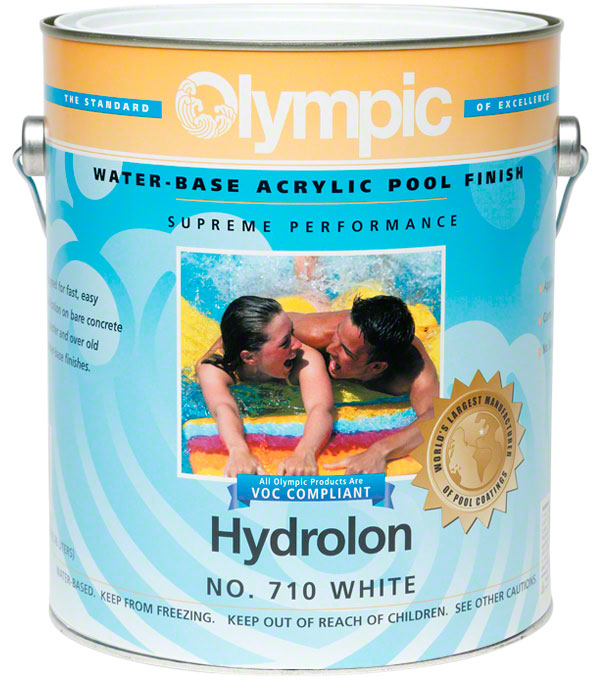 Hydrolon Pool Paint - Case of Four Gallons - White