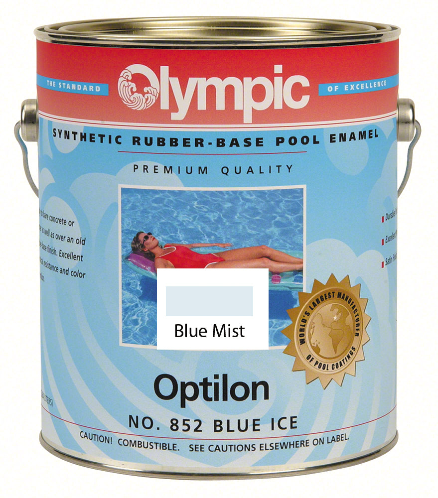 Optilon Pool Paint - Case of Four Gallons - Blue Mist