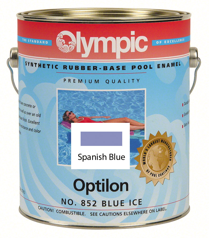 Optilon Pool Paint - One Quart - Spanish Blue