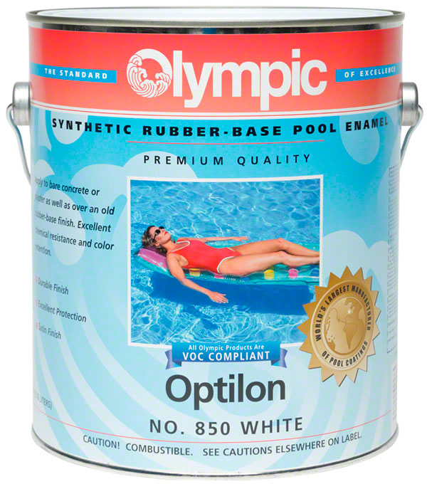 Optilon Pool Paint - One Gallon - White