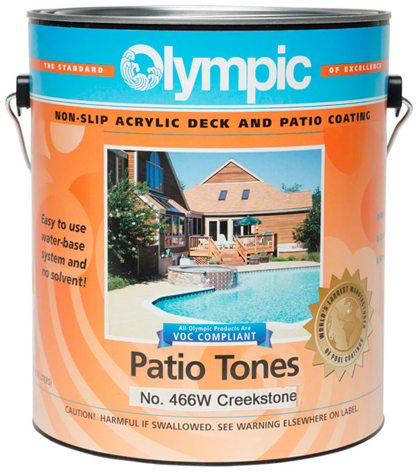 Patio Tones Deck Paint - Case of Four Gallons - Creekstone