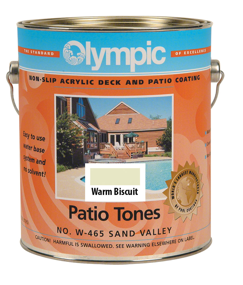 Patio Tones Deck Paint - Case of Four Gallons - Warm Biscuit