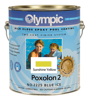 Poxolon 2 Pool Paint - One Gallon - Sunshine Yellow