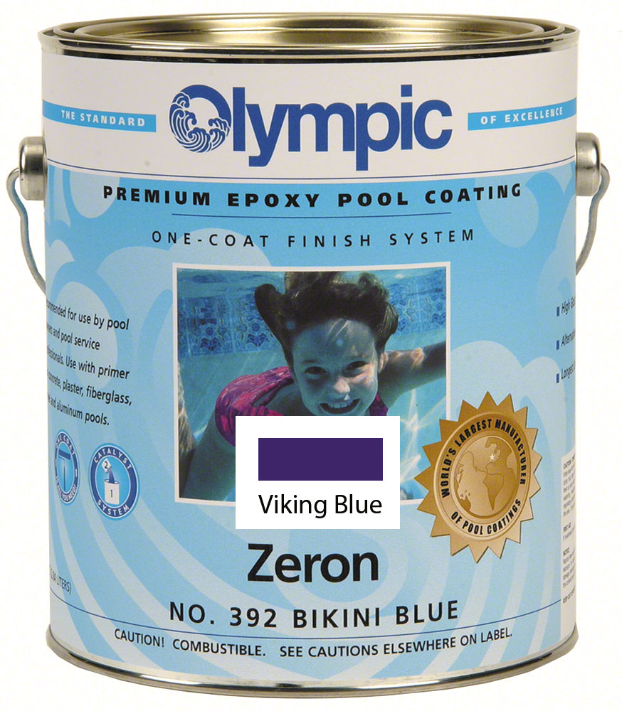 Zeron Pool Paint - Case of Four Gallons - Viking Blue