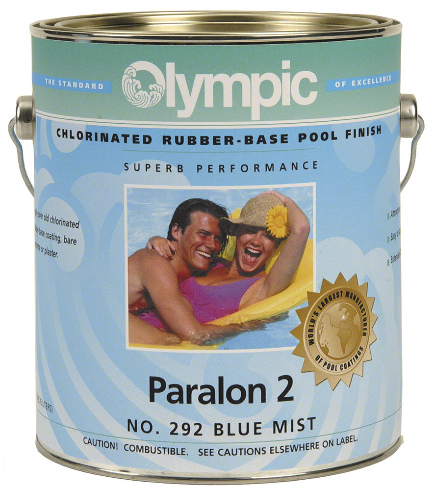 Paralon 2 Pool Paint - Case of Four Gallons - Blue Mist