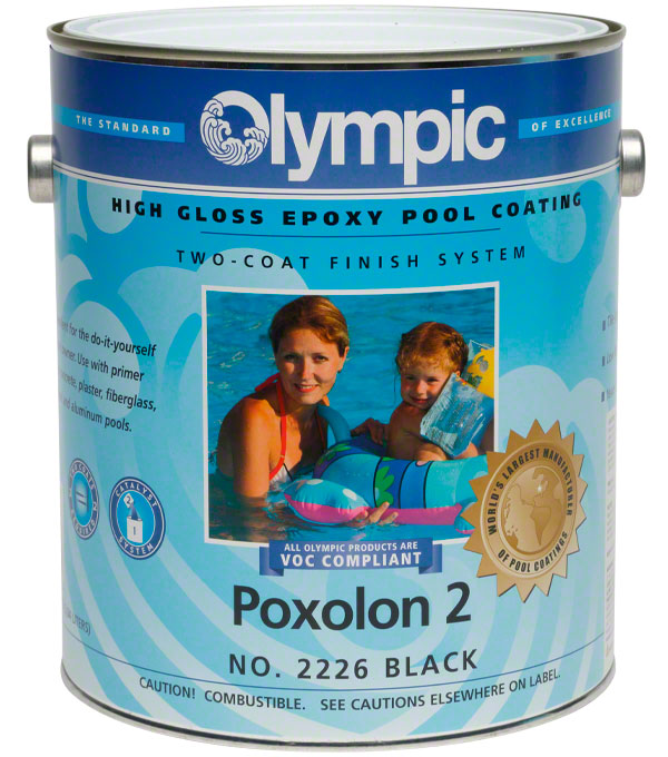 Poxolon 2 Pool Paint - One Gallon - Black