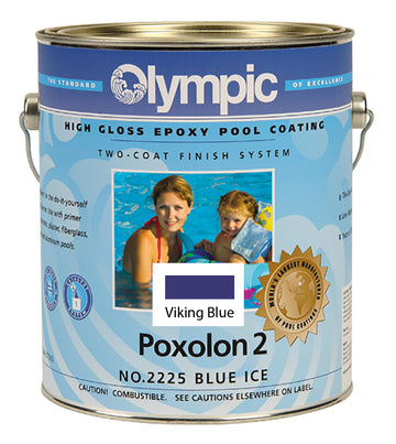 Poxolon 2 Pool Paint - Case of Four Gallons - Viking Blue