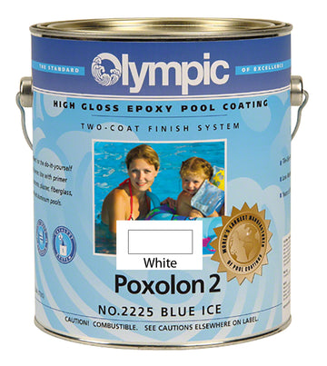 Poxolon 2 Pool Paint - Case of Four Gallons - White