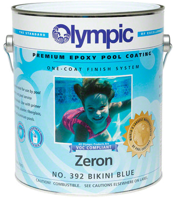 Zeron Pool Paint - Case of Four Gallons - Bikini Blue
