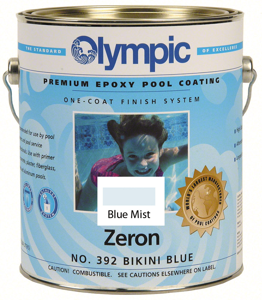 Zeron Pool Paint - Case of Four Gallons - Blue Mist