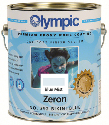 Zeron Pool Paint - Case of Four Gallons - Blue Mist
