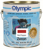 Zeron Pool Paint - Case of Four Gallons - Red Pepper