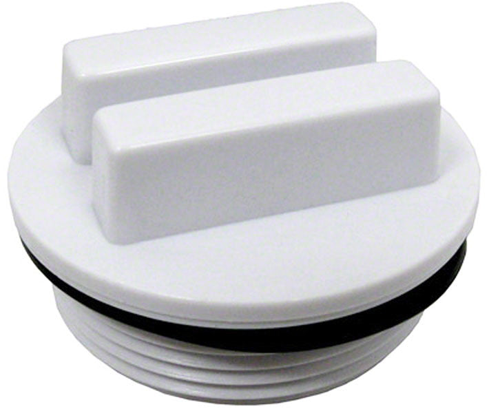 All Purpose Plug 1-1-2 Inch With O-Ring - White
