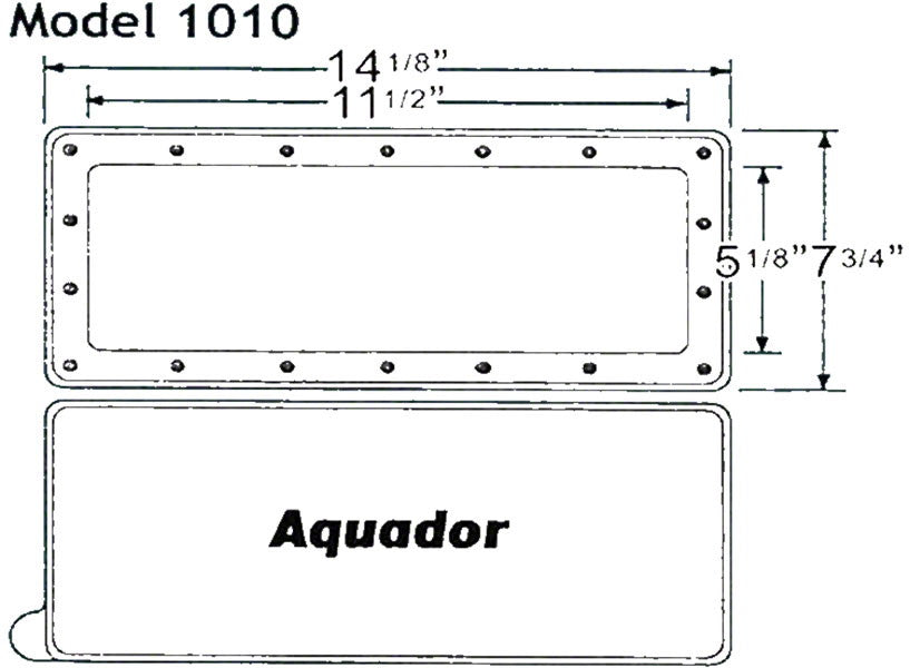 Aboveground Wide Mouth Aquador Winter Skimmer Plate Kit