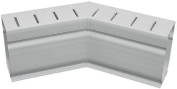 Deck Drain 45 Degree Angle Fitting 1.6 Inch Width - White