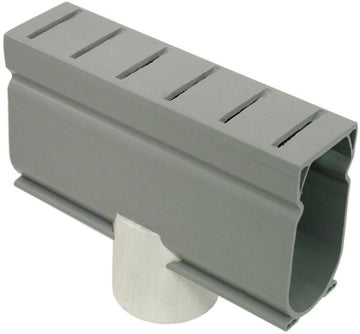 Deck Drain Down Adapter Fitting 1.6 Inch Width - Gray - Adapts to 1-1/2 Inch Schedule 40 Pipe