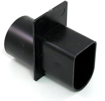 Deck Drain End Adapter Fitting for 1-1/2 Inch Pipe - Adapts to 1-1/2 Inch Schedule 40 Pipe