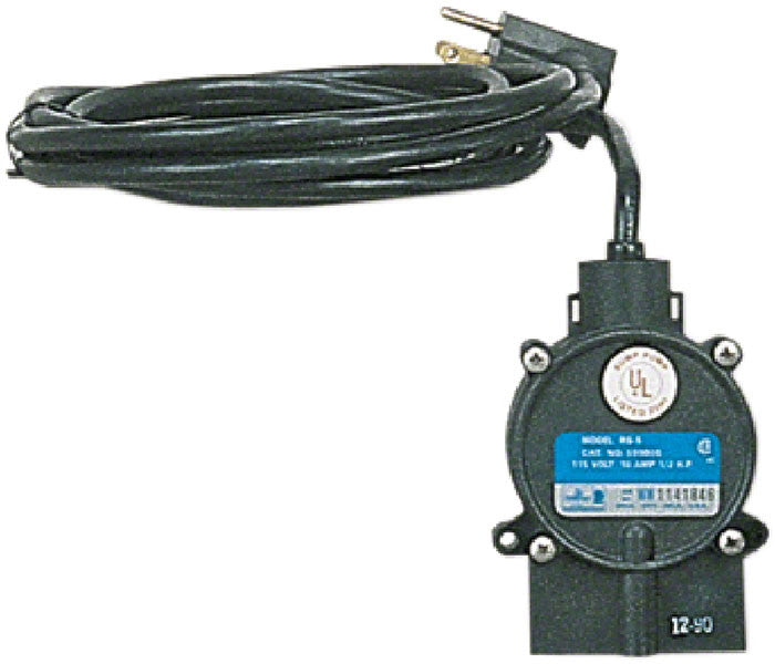 Switch for .5 HP 115V Diaphragm Pump 10 Foot Cord RS5