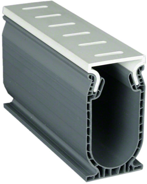 Frontier Deck Drain - 1.7 Inch Width - White - 10 Foot Lengths - Case of 8 (80 Feet) - Includes Couplers and End Adapters