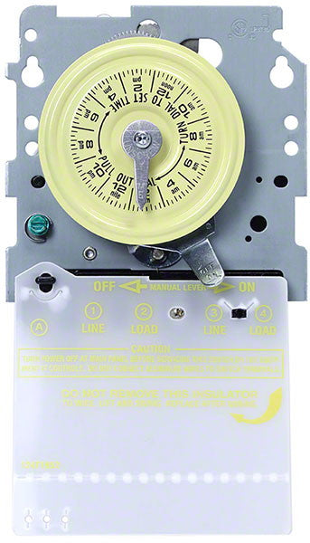 Mechanical 24-Hour Time Switch - Mechanism Only - SPST 120 Volts