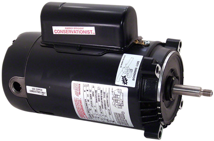 2 HP Pump Motor 56J Frame - 1-Speed 1-Phase 115/230 Volts - Up-Rated