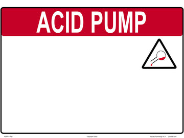 Stenner Acid Pump Mounting Board