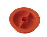 Umbrella Hole Cap With Gasket Seal - 1-1/2 Inch MPT - Orange