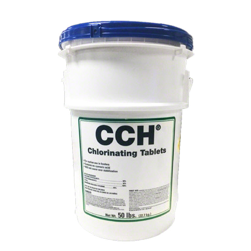CCH 2-5/8 Inch Tabs Calcium Hypochlorite 65% With Scale Control - 50 Lbs.