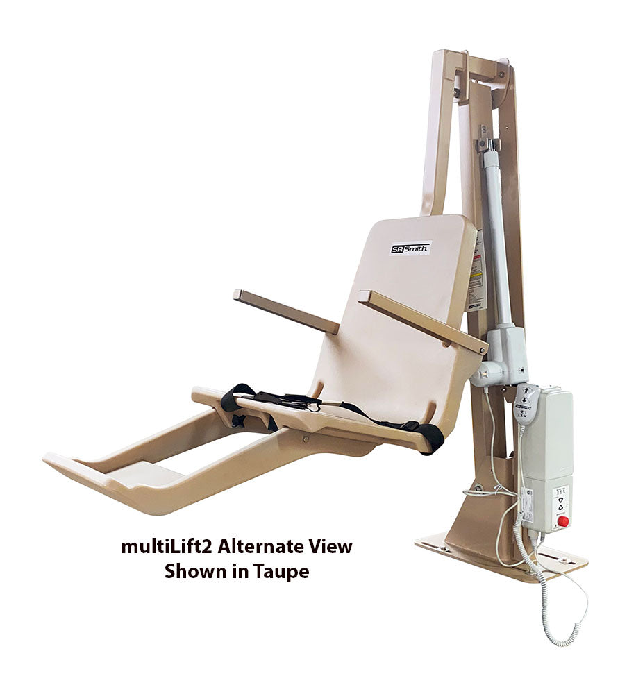 multiLift2 Pool Lift - 350 Pound Capacity - Taupe - No Anchor