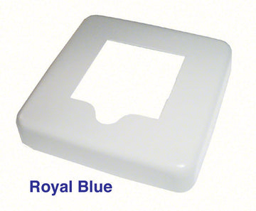 Legacy Long Reach Stainless Steel Escutcheon Plate - Royal Blue