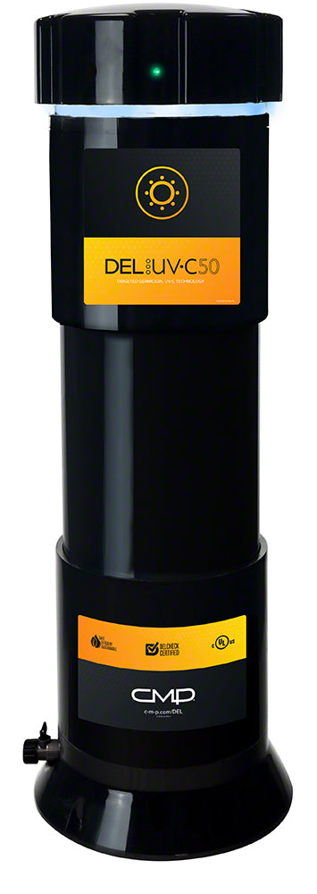 DEL UV-C 50 Sanitizer for Pools Up to 50,000 Gallons - 120/240 Volts - Same Side