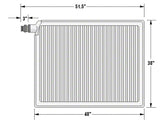 Bowser/Keene Style Vacuum Filter Grid Only - 38 x 48 Inches