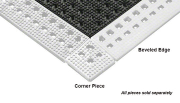 Dri-Dek Floor Tile Corner 2 x 2 x 9/16 Inch