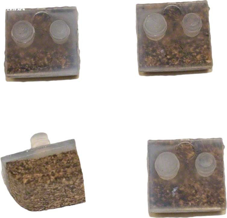 Vinyl Pool Vac/Aquadroid Cork Shoe Kit - Pack of 4