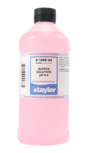 Taylor Buffer Solution pH 4.0 - 16 Oz. Bottle - R-1099-04-E