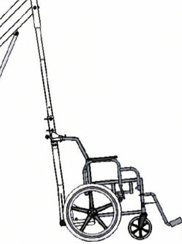 Wheelchair Option 22 Inch Chair Included for AquaTram 360