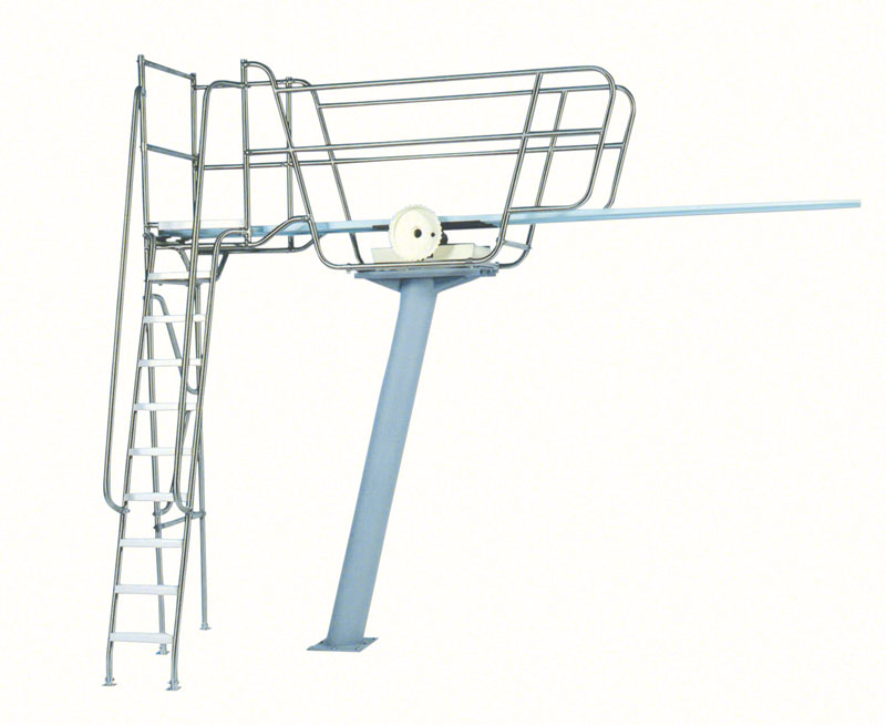 Duradapt 3 Meter Diving Tower Flanged Pedestal and Side Ladder - Ultraflyte Grade