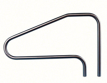 Deck Mounted Horizontal Flat Top Rail 54 Inch Long - 1.90 x .065 Inches