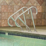 Meridian Designer Series Pool Hand Rails - 1.90 x .065 Inches - Pair - Marine Grade