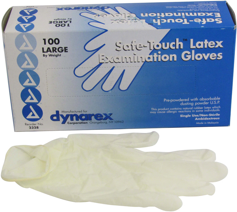 Latex Exam Gloves - Box of 100