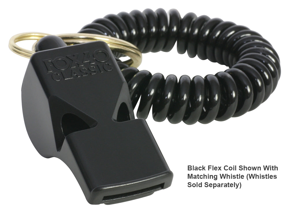 Wrist Flex Coil Lanyard With Ring
