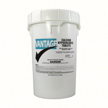 Vantage 1 Inch Tabs Calcium Hypochlorite - 50 Lbs.