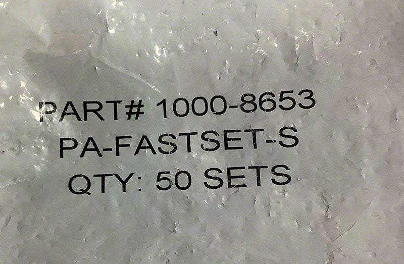 SuperGrip Parallel Grating Straight Fastening Set - 50 Sets Per Bag