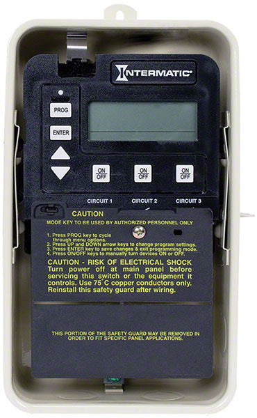 Three-Circuit 24-Hour Electronic Time Control - 3-SPST 120/240 Volts