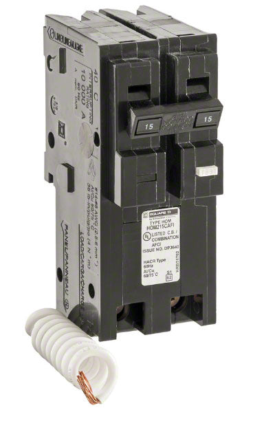 2-Pole 15 Amp GFCI Breaker Circuit - Siemens QPF